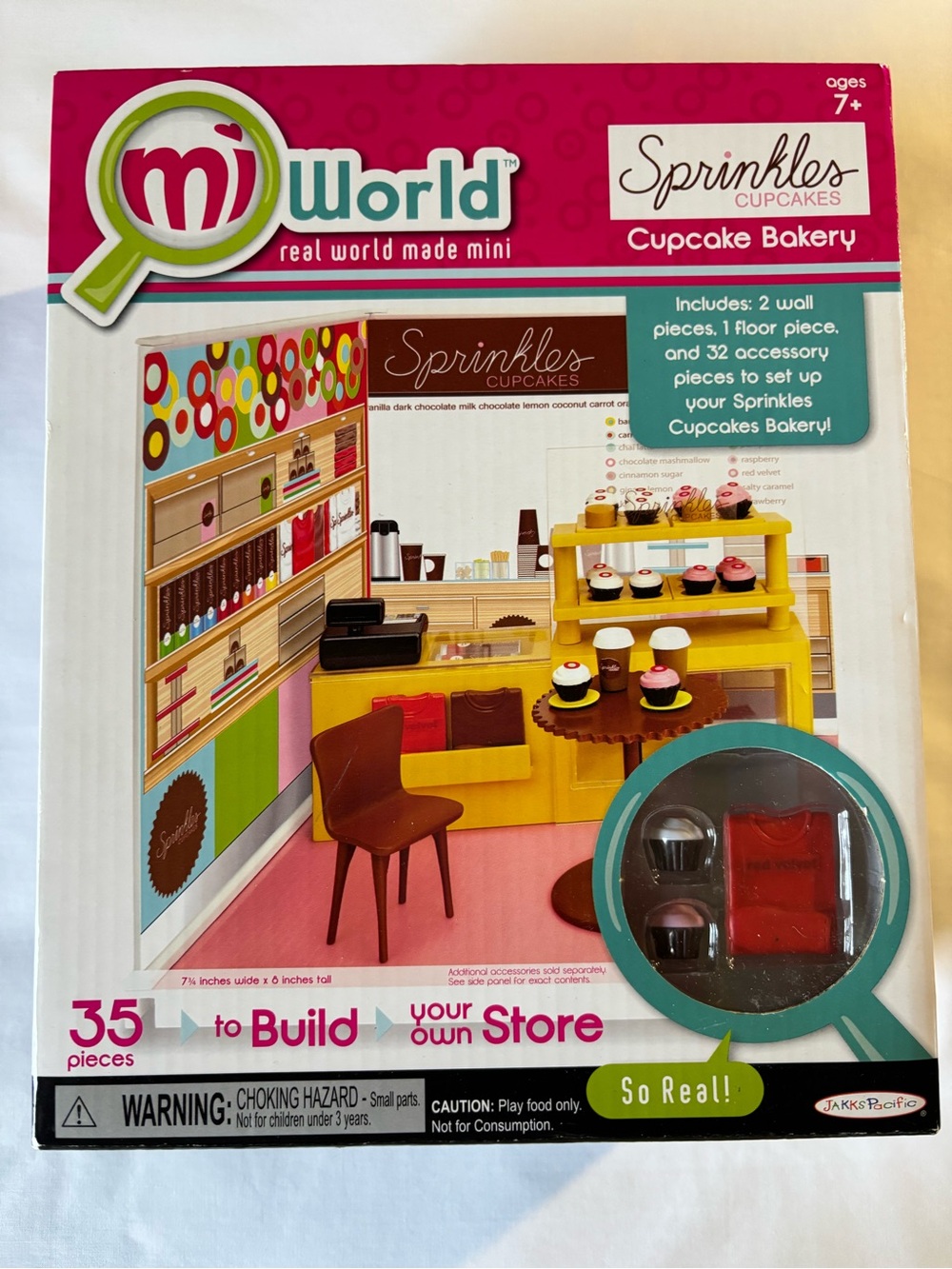 MiWorld Sprinkles Cupcakes Bakery Playset - Pink/Yellow
